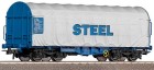 46941 Roco Slide Tarpaulin car "Steel Stahlwaggon"